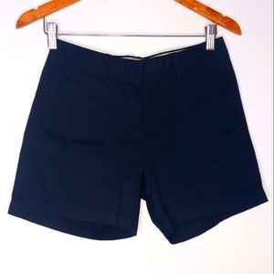 J Crew Chino Shorts Navy Blue Size 00